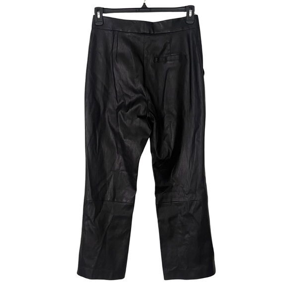 Maria McManus 100% Lamb Skin High Waist Crop French Leather Trouser Pants, 8 - Picture 4 of 16
